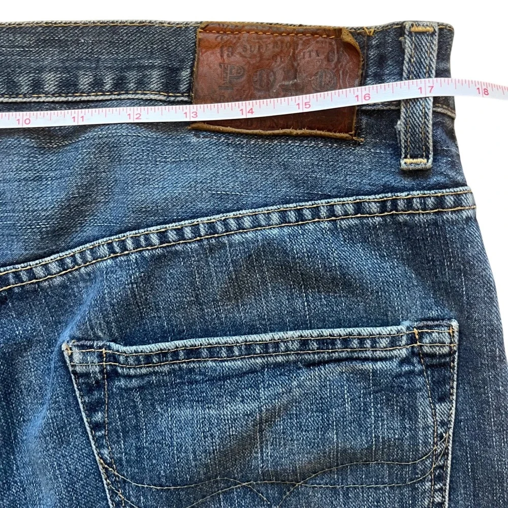 Polo Ralph Lauren Mens Straight Leg Jeans Medium Wash Blue Denim 34x30